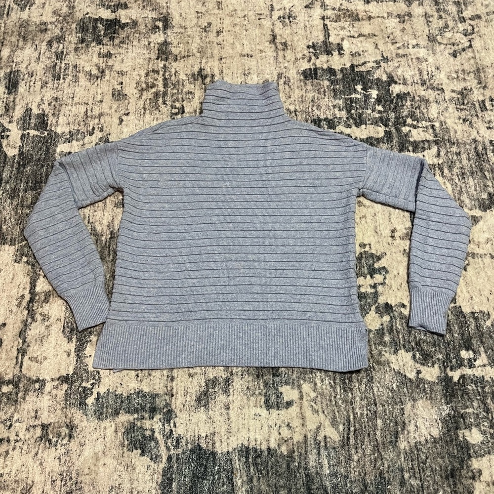 Women's Gray Turtleneck Sweater